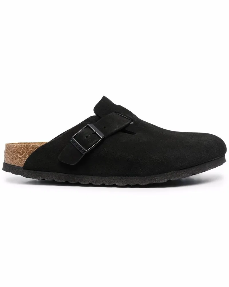 Birkenstock Boston Mules - Schwarz Schwarz