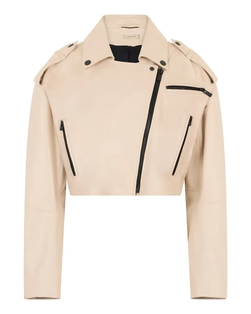 THE MANNEI cropped jacket - Nude Nude