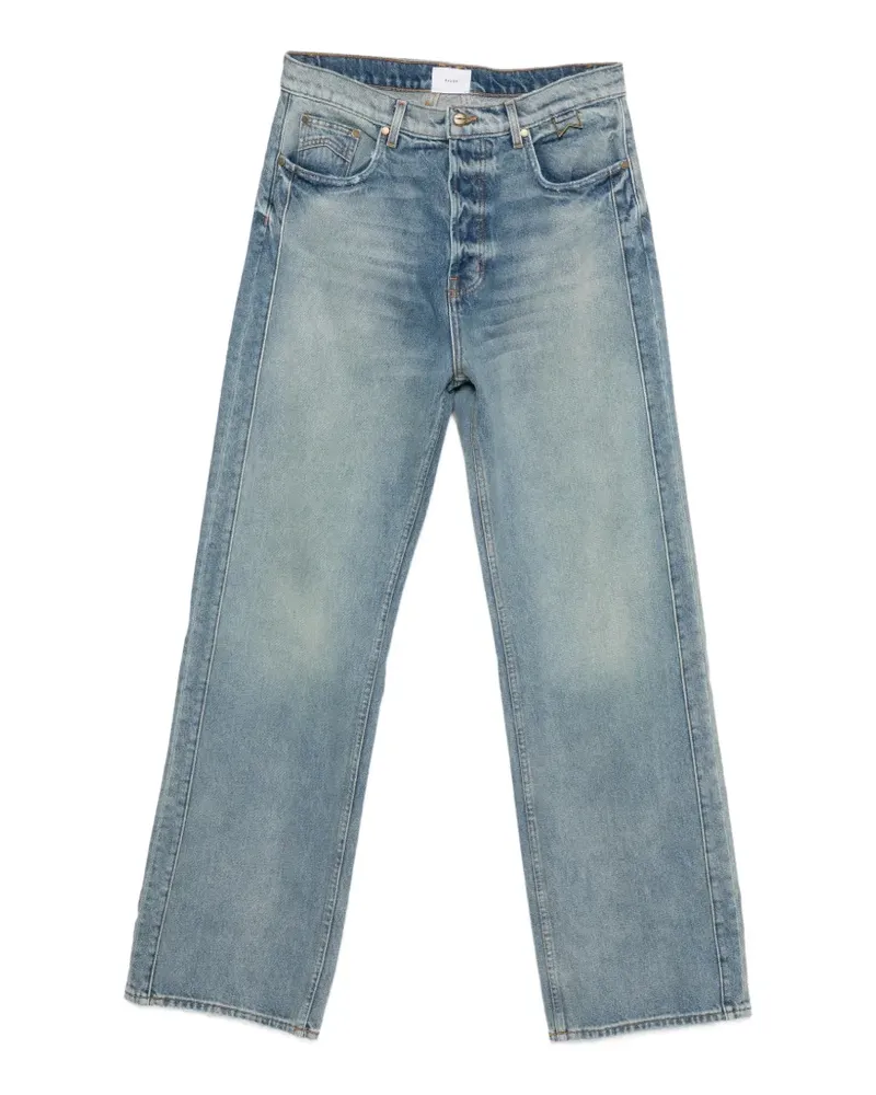 RHUDE washed-effect straight jeans - Blau Blau