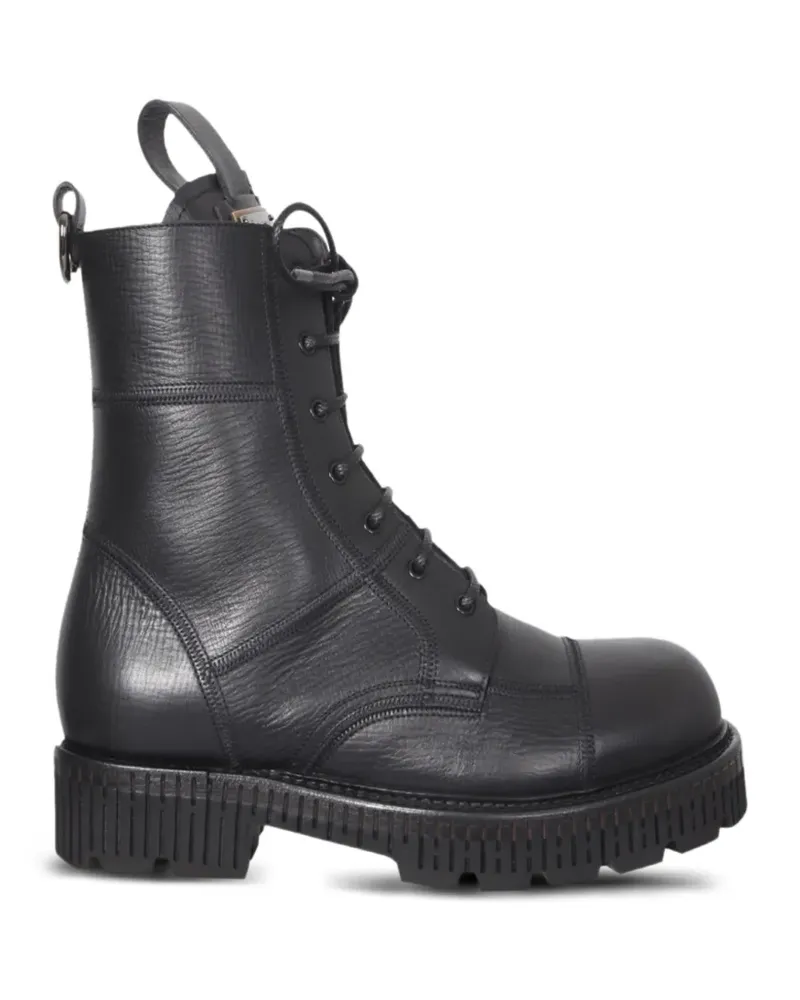 Dolce & Gabbana Bernini Schnürstiefel - Schwarz Schwarz