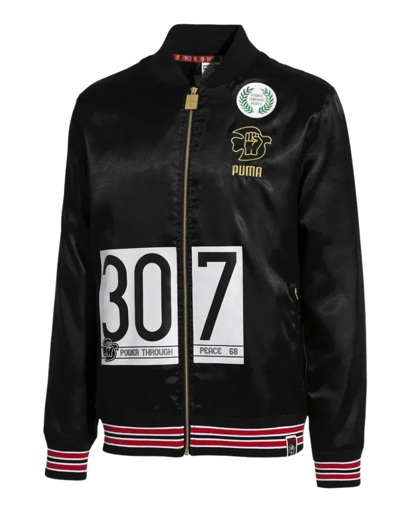 Puma Jacke mit Stickerei - Schwarz Schwarz