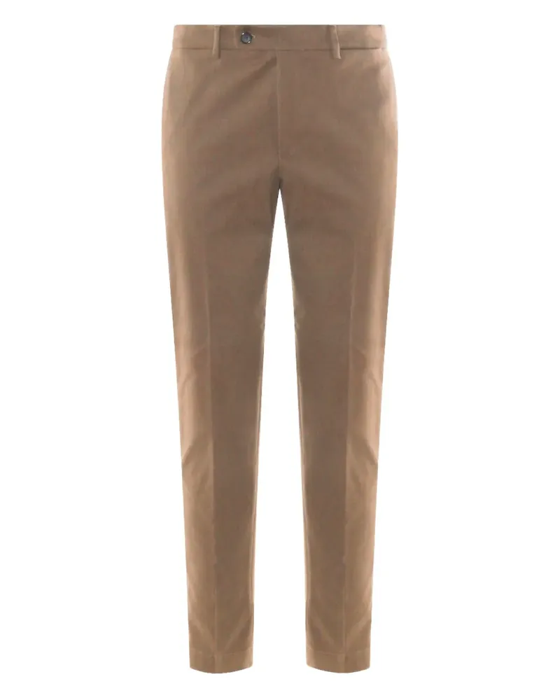 Incotex stretch-cotton chino trousers - Nude Nude