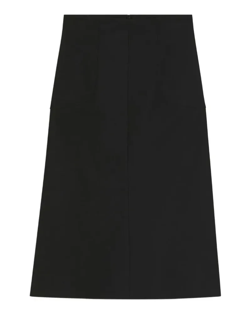 HUGO BOSS Ausgestellter Rock mit Nahtdetails - Schwarz Schwarz