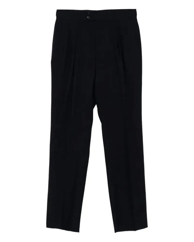 Paul Smith pleated wool pants - Schwarz Schwarz
