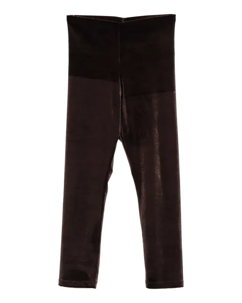 ANDAMANE New Holly velvet cropped trousers - Braun Braun