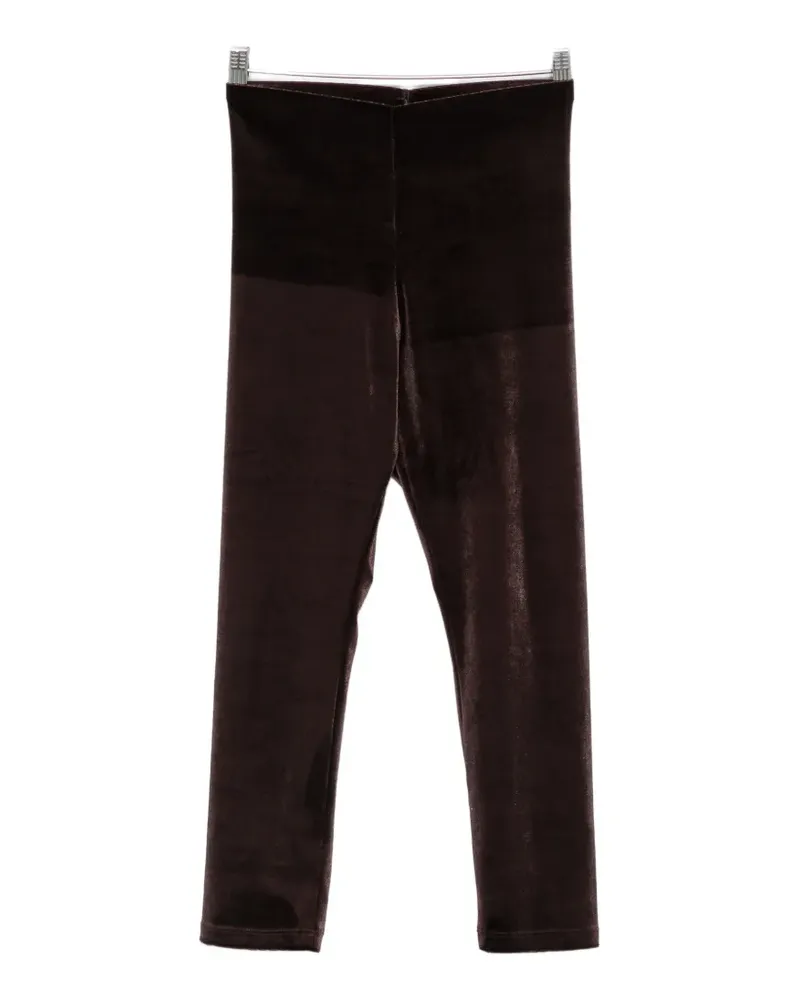 ANDAMANE New Holly velvet cropped trousers - Braun Braun