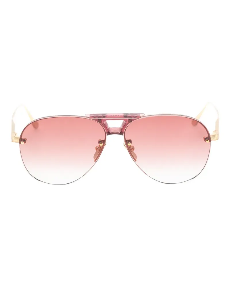 Linda Farrow Taya Pilotenbrille - Rosa Rosa