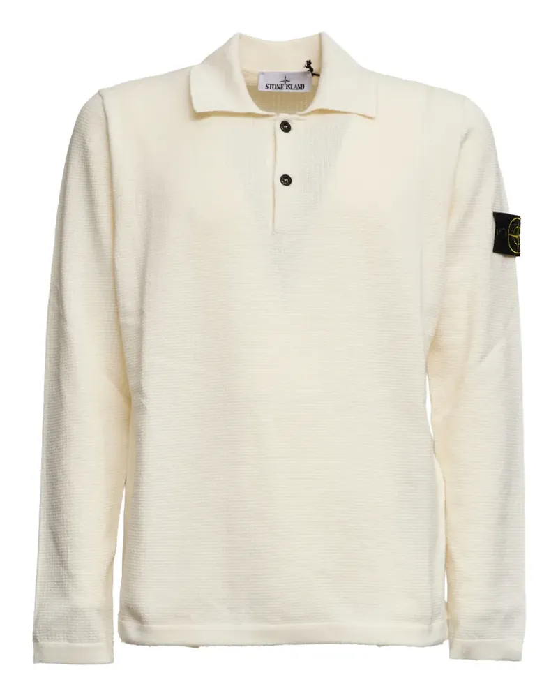 Stone Island Poloshirt mit Knopfleiste - Nude Nude
