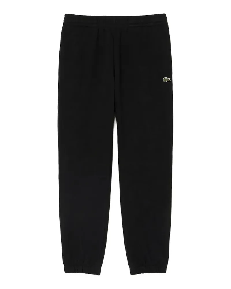 Lacoste logo-patch track pants - Schwarz Schwarz