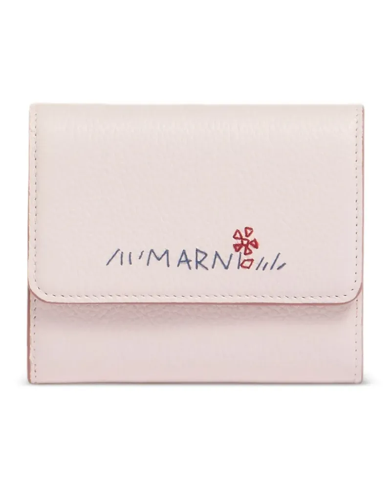 Marni Besticktes Portemonnaie - Rosa Rosa