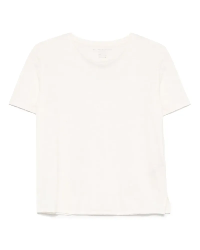 Majestic T-Shirt mit rundem Ausschnitt - Nude Nude