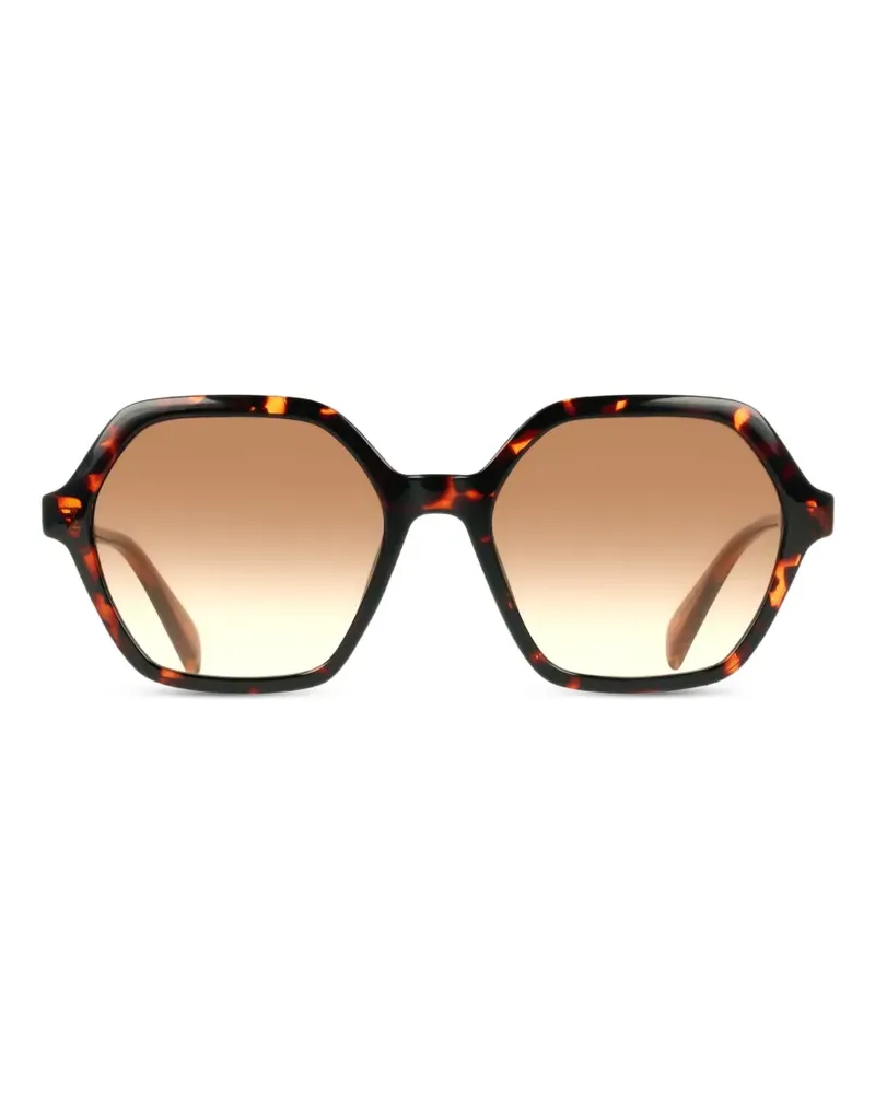 Liu Jo Sechseckige Sonnenbrille - Braun Braun