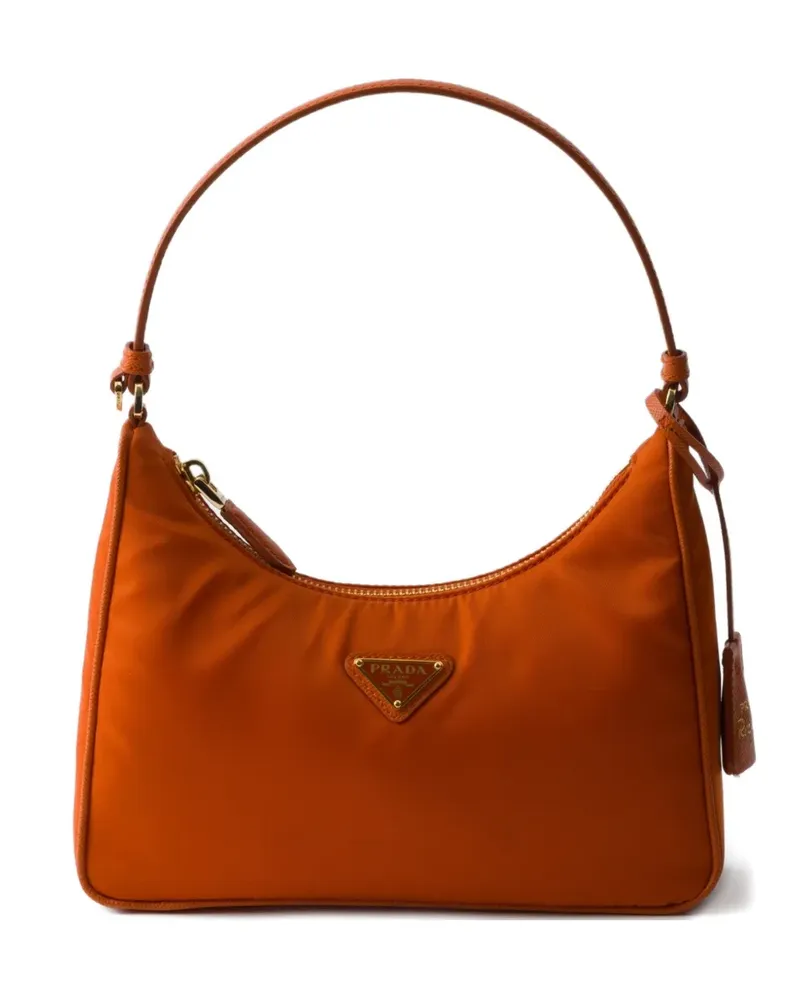 Prada mini Re-Edition 2005 zip tote bag - Orange Orange