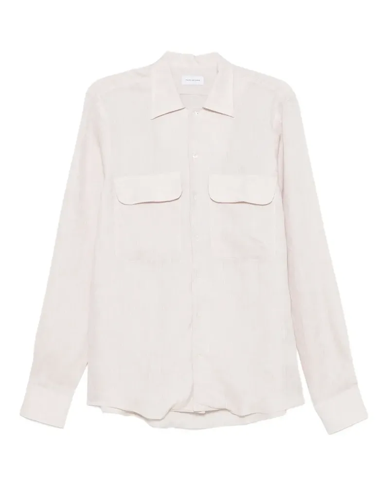 Tagliatore Hemd mit Brusttaschen - Nude Nude