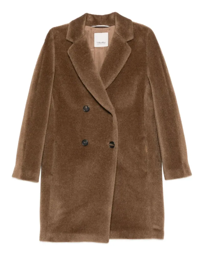 Max Mara Doppelreihiger Mantel - Braun Braun