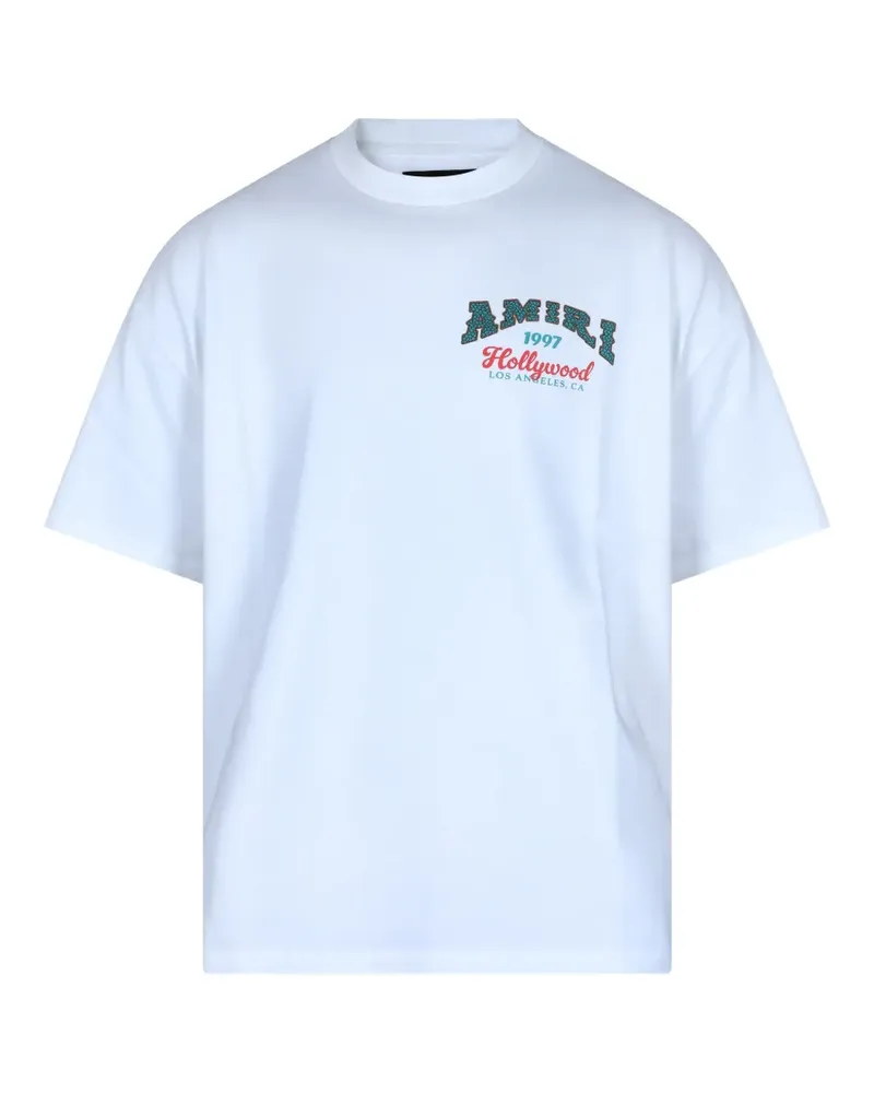Amiri logo-print T-shirt - Weiß Weiß