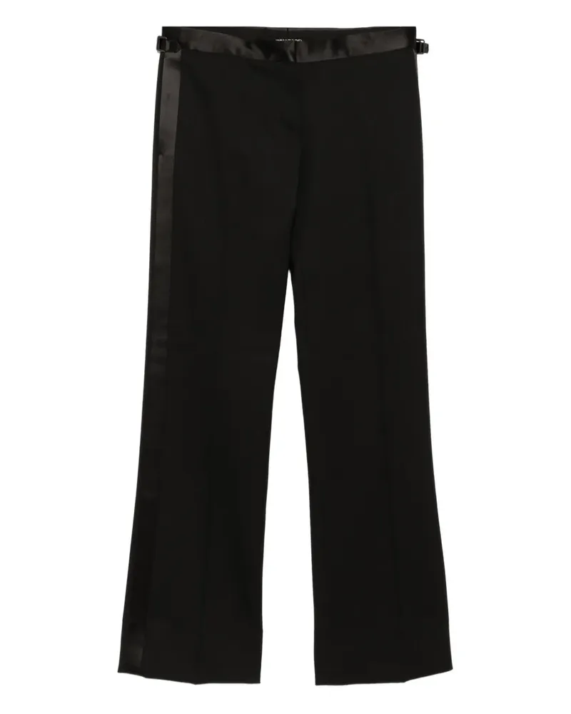 Tom Ford Gestreifte Hose - Schwarz Schwarz