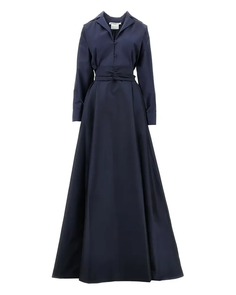 BERNADETTE Beatrice tie-waist maxi dress - Blau Blau