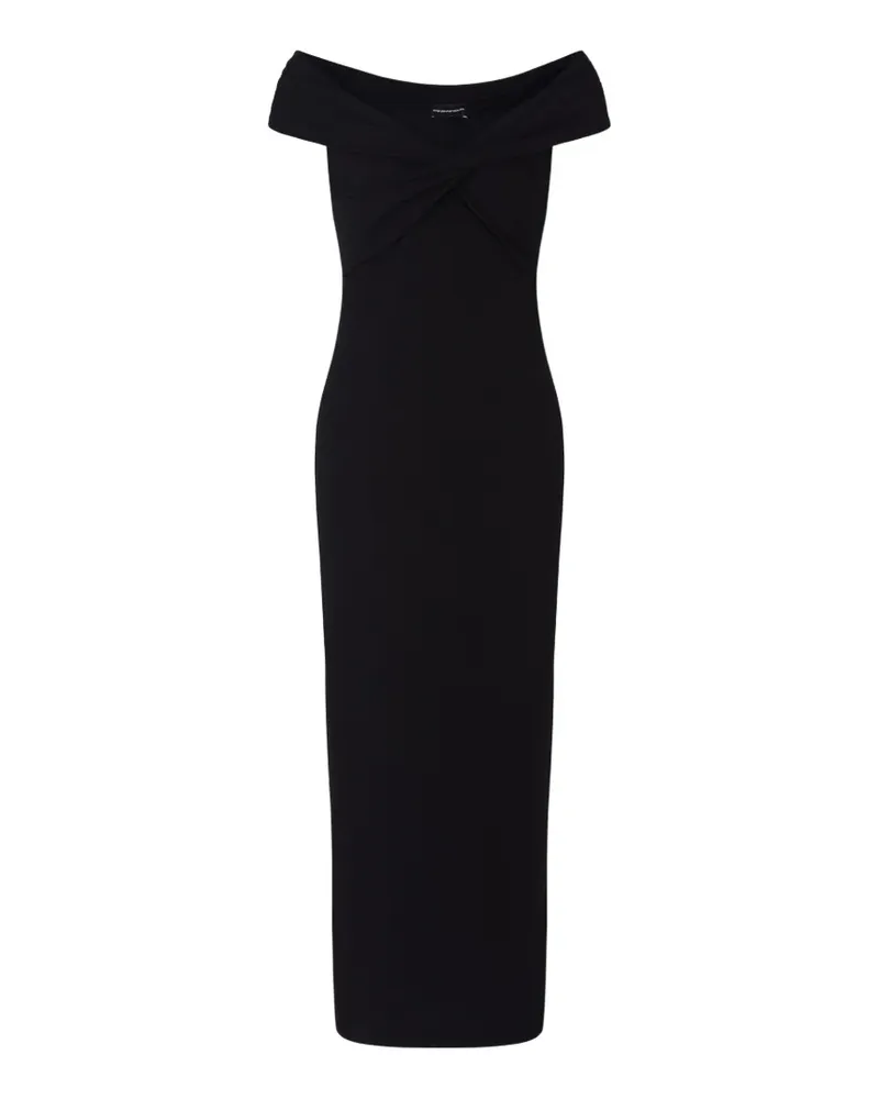 Emporio Armani Ärmelloses Kleid - Schwarz Schwarz