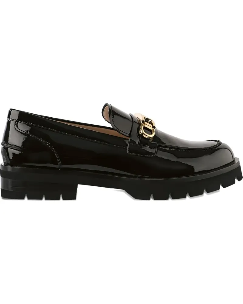 Högl Robin Loafer aus Lackleder - Schwarz Schwarz