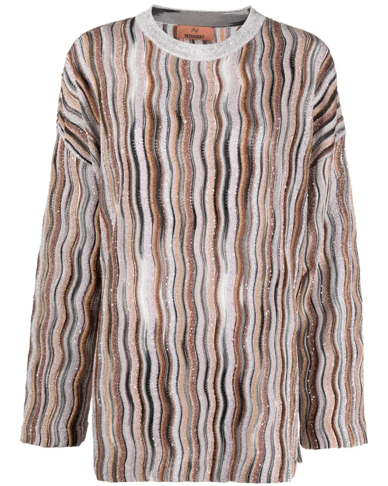 Missoni Pullover mit tiefen Schultern - Grau Grau