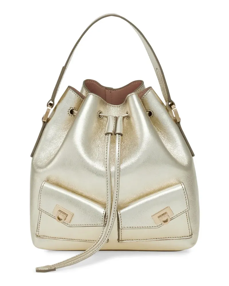 Ferragamo multipocket bucket bag - Gold Gold