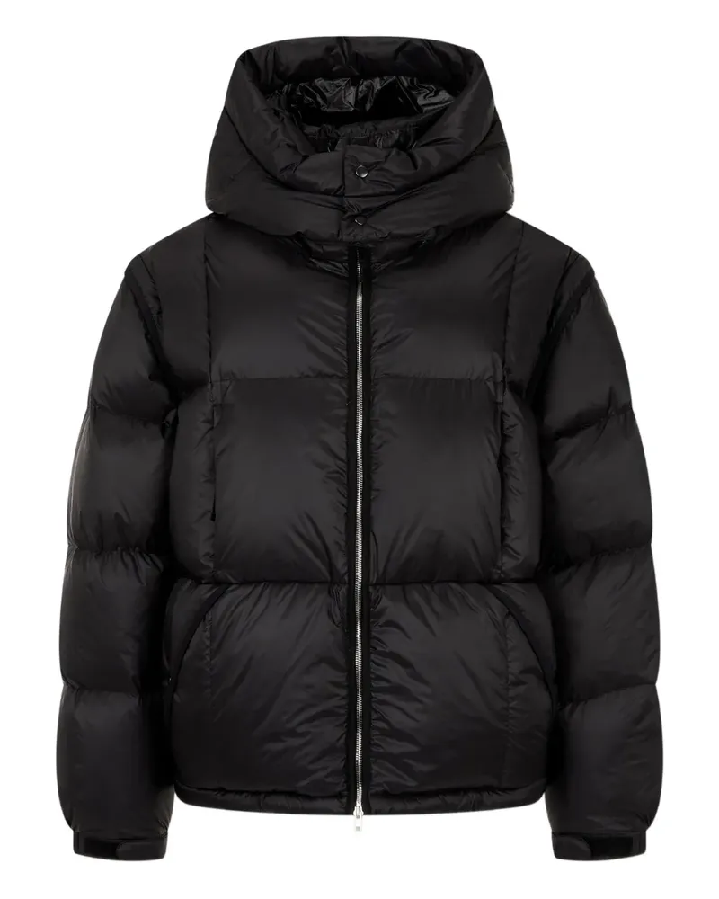 STUDIO TOMBOY hooded zip-up jacket - Schwarz Schwarz