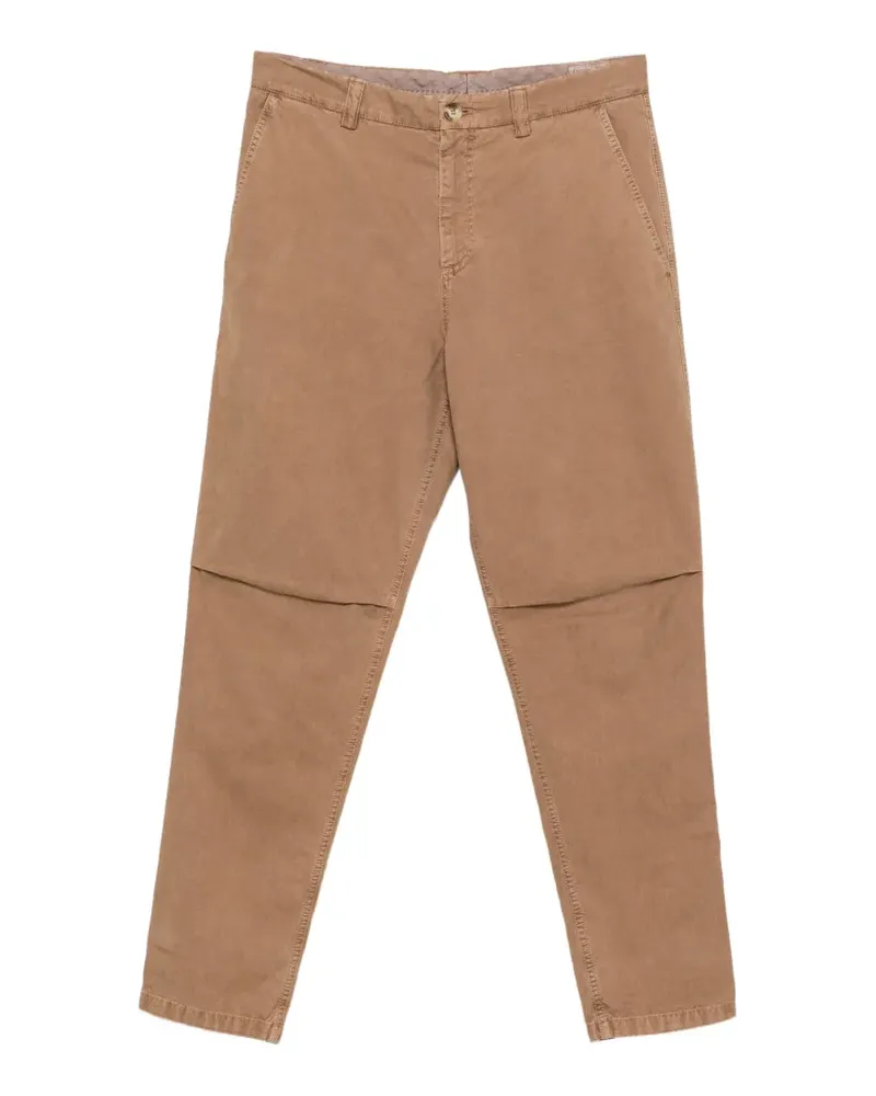 Brunello Cucinelli Chino mit geradem Bein - Braun Braun