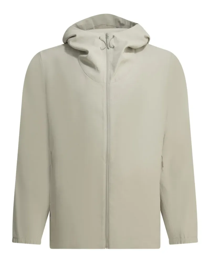 Goldwin zip-up drawstring hood jacket - Nude Nude