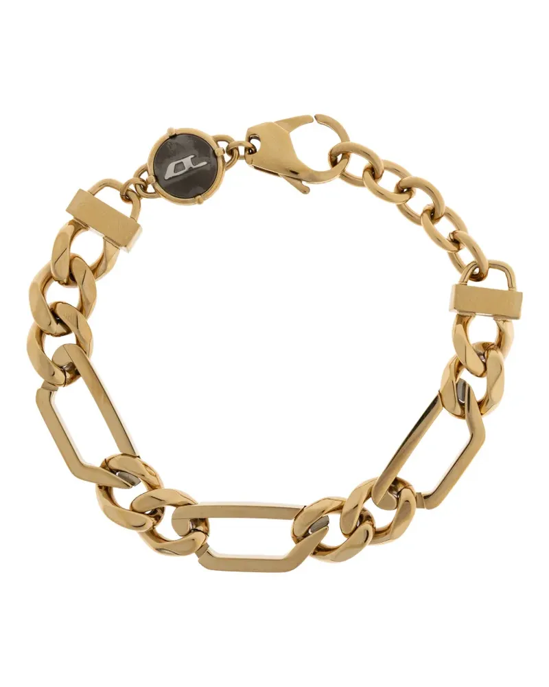 Diesel chain logo bracelet - Gold Gold