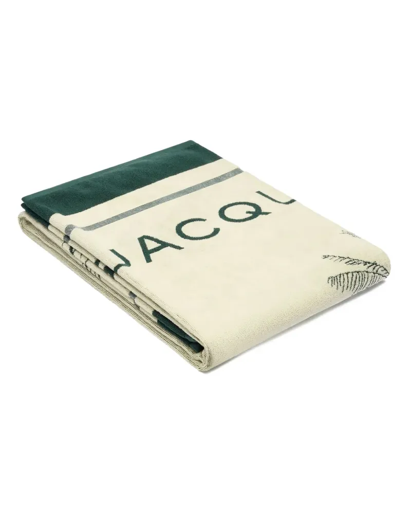 Jacquemus Strandtuch mit Jacquard-Logo - Nude Nude