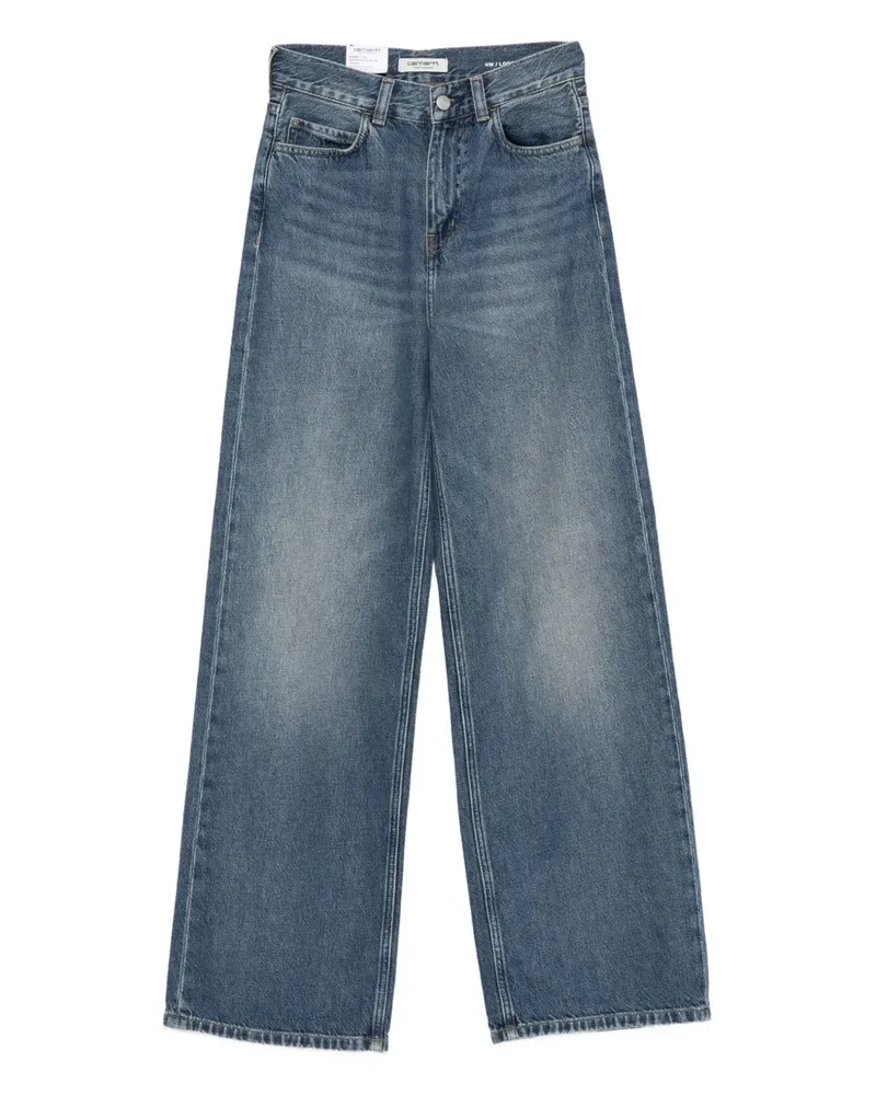 Carhartt WIP Jeans mit Logo-Patch - Blau Blau