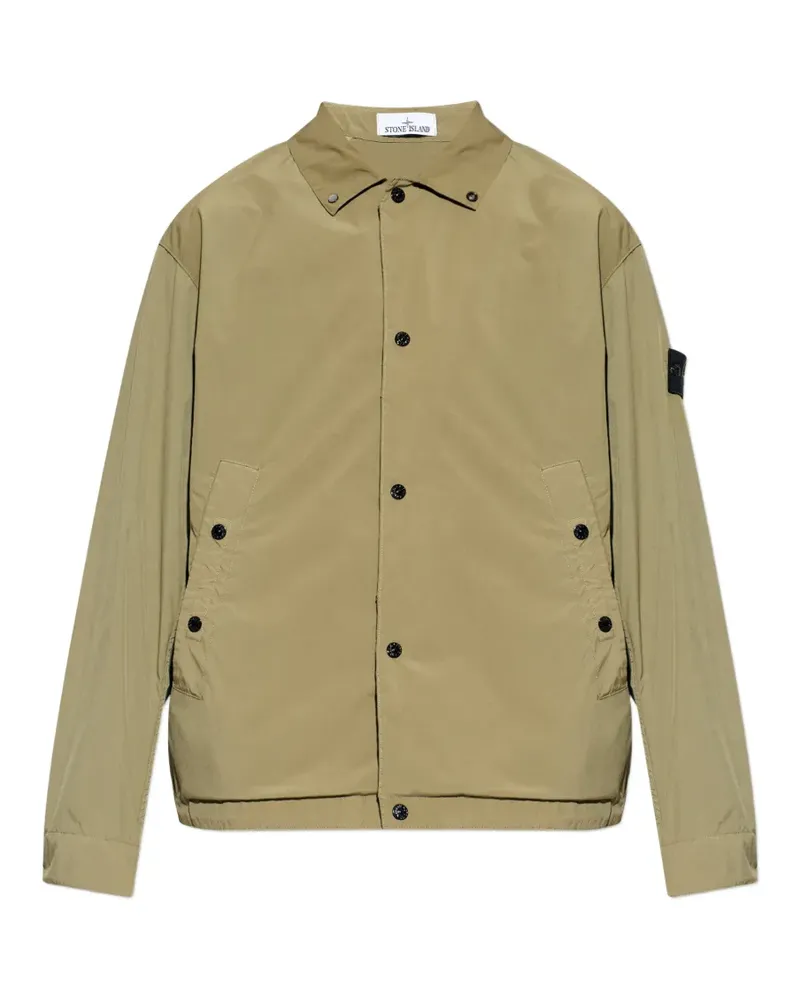 Stone Island buttoned bomber jacket - Nude Nude