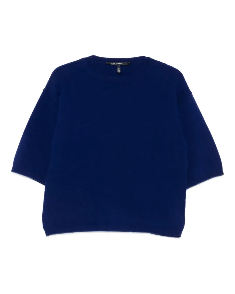 Sofie D'Hoore Pullover mit kurzen Ärmeln - Blau Blau