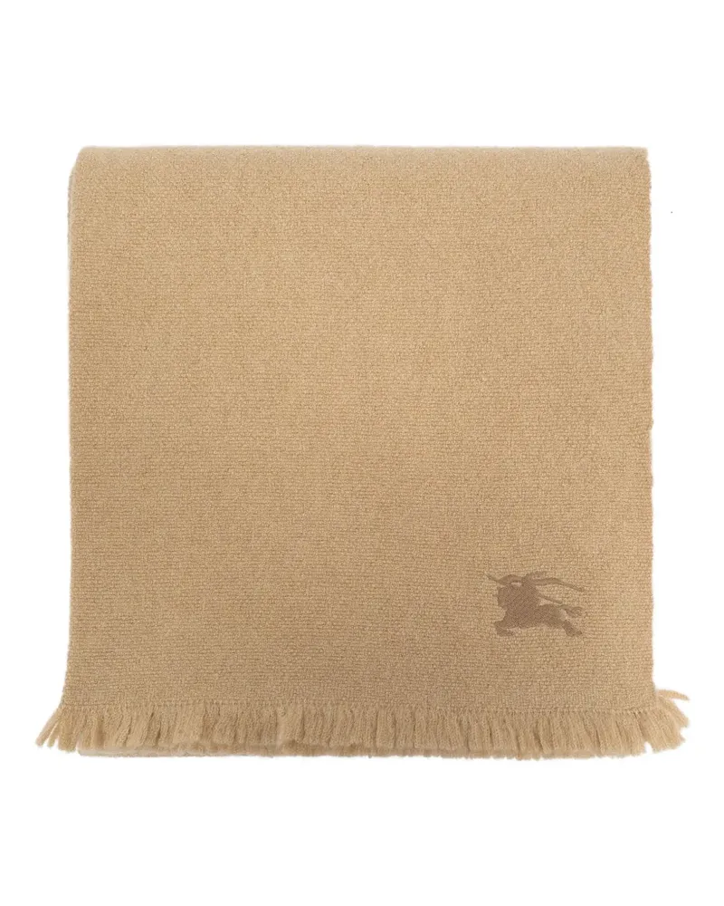 Burberry Schal mit Equestrian Knight-Stickerei - Nude Nude