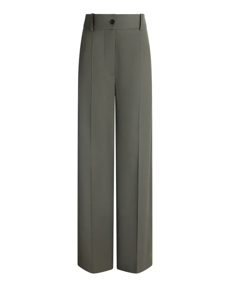 Patou Ausgestellte Hose mit Bügelfalten - Grün Grün