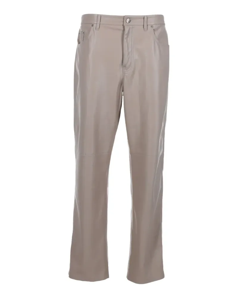 Nanushka Hose mit ausgestelltem Bein - Nude Nude