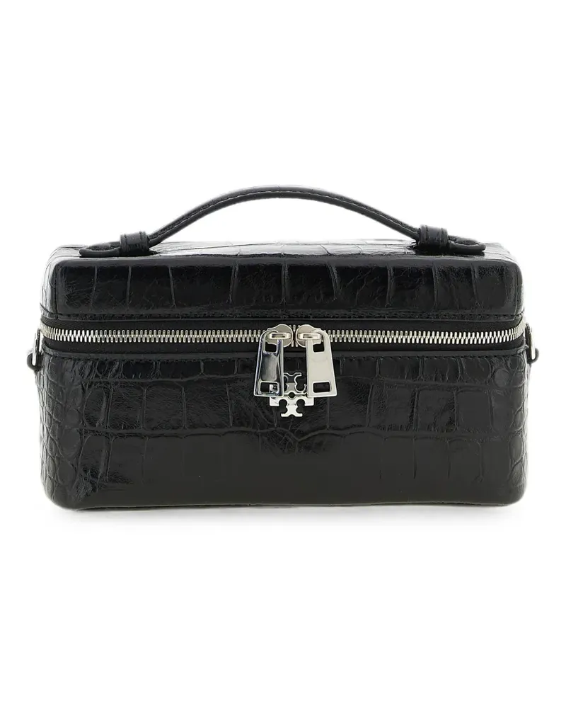 Tory Burch Charlie vanity case - Schwarz Schwarz