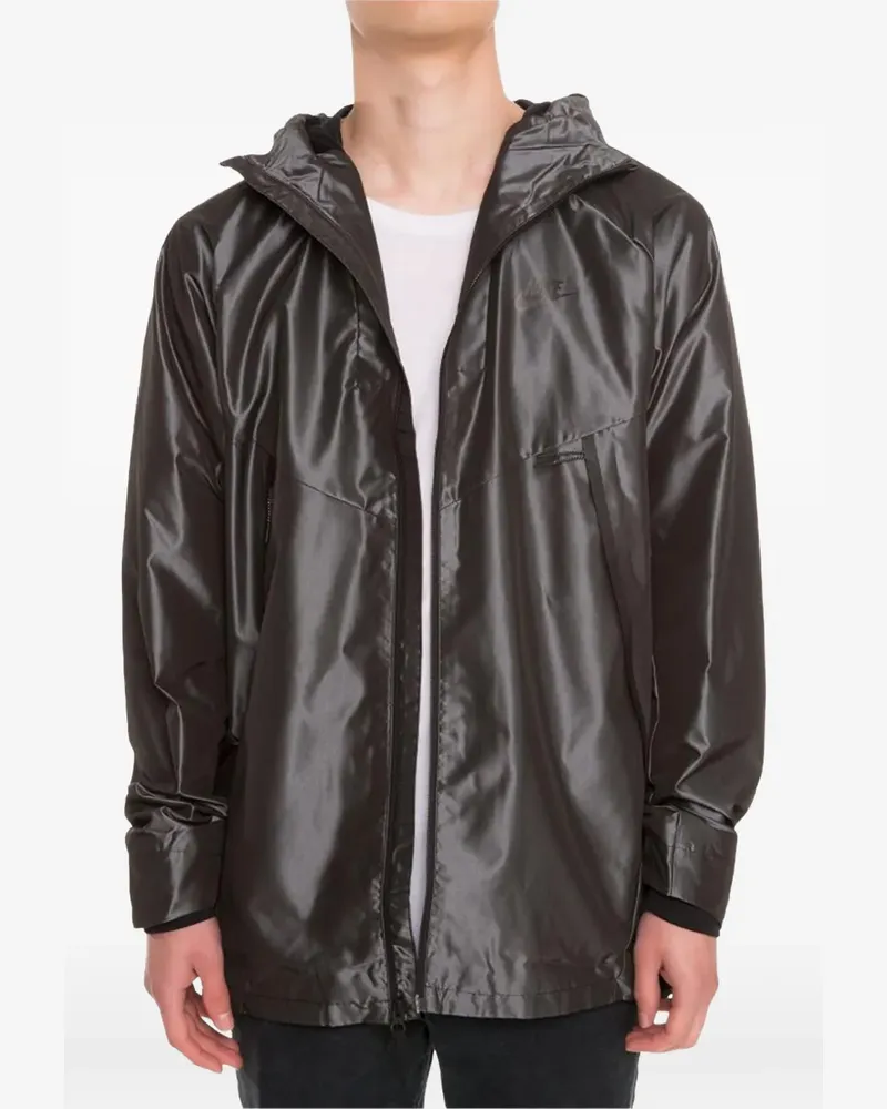 Nike Windrunner hooded woven parka jacket - Grau Grau