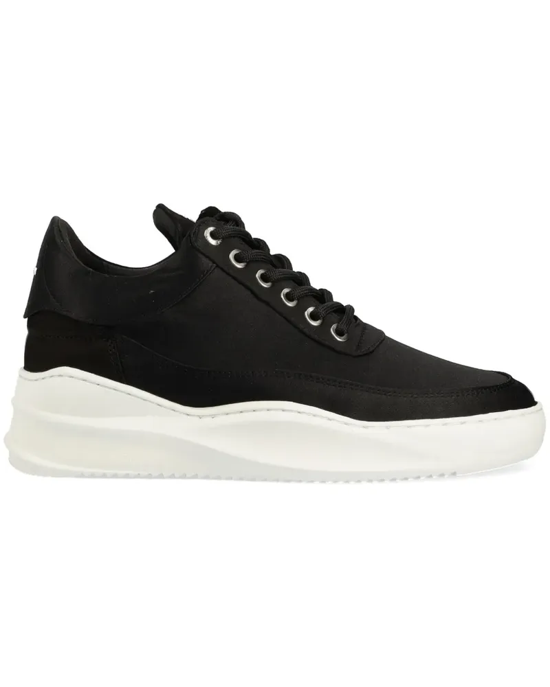 Filling Pieces Sneakers mit Logo-Stickerei - Schwarz Schwarz