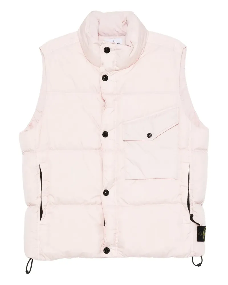 Stone Island Pullunder mit Kompass-Motiv - Rosa Rosa