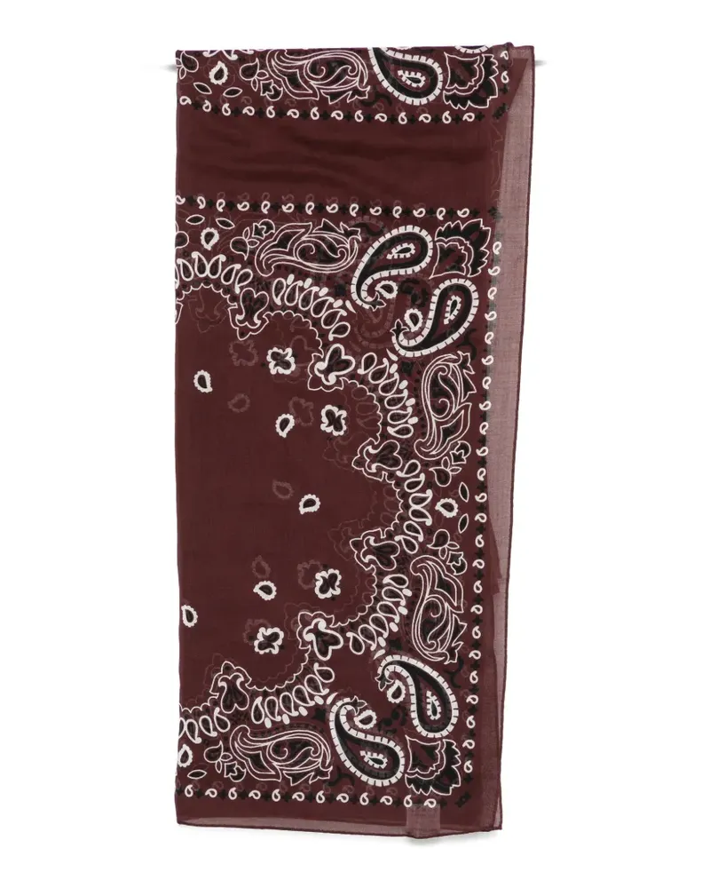 Destin paisley-print scarf - Braun Braun
