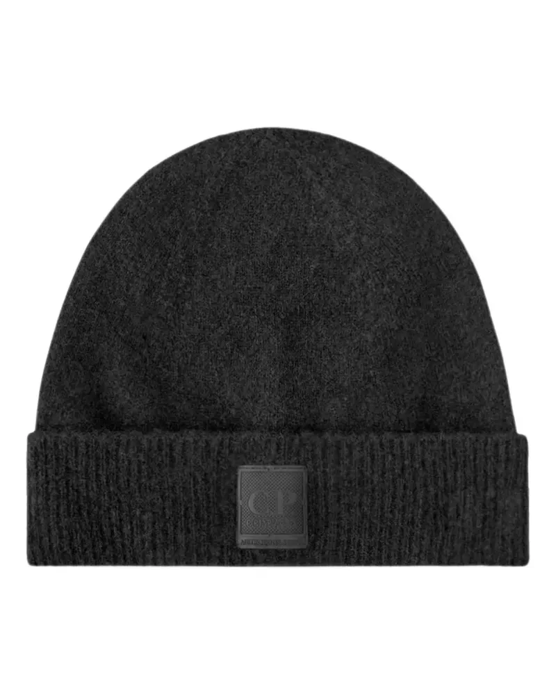 C.P. Company Metropolis Series bouclè extrafine merino beanie - Grau Grau