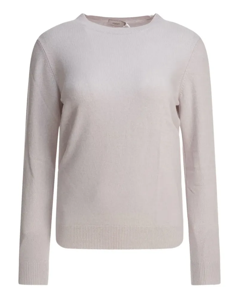 AGNONA Pullover mit rundem Ausschnitt - Grau Grau