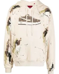 Mostly Heard Rarely Seen Hoodie mit Sneaker-Print Nude