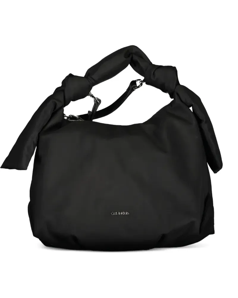 Calvin Klein knotted top-handle tote bag - Schwarz Schwarz