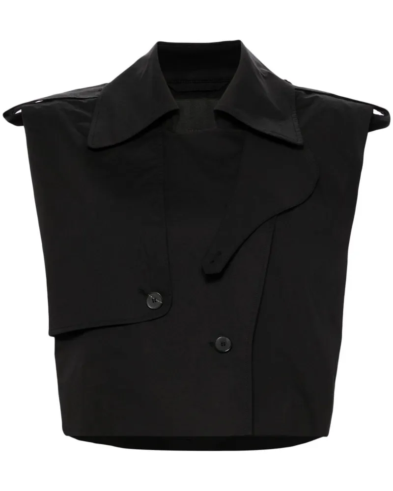 JNBY Weste im Trench-Style - Schwarz Schwarz