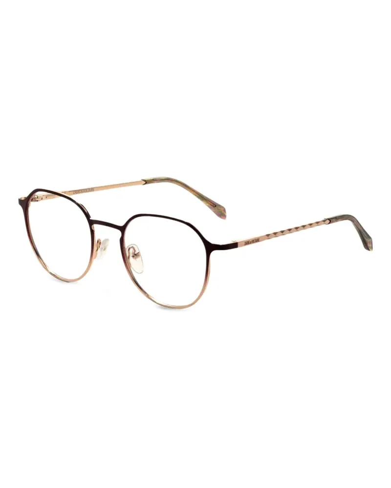 Zadig & Voltaire Brille mit geometrischem Gestell - Gold Gold