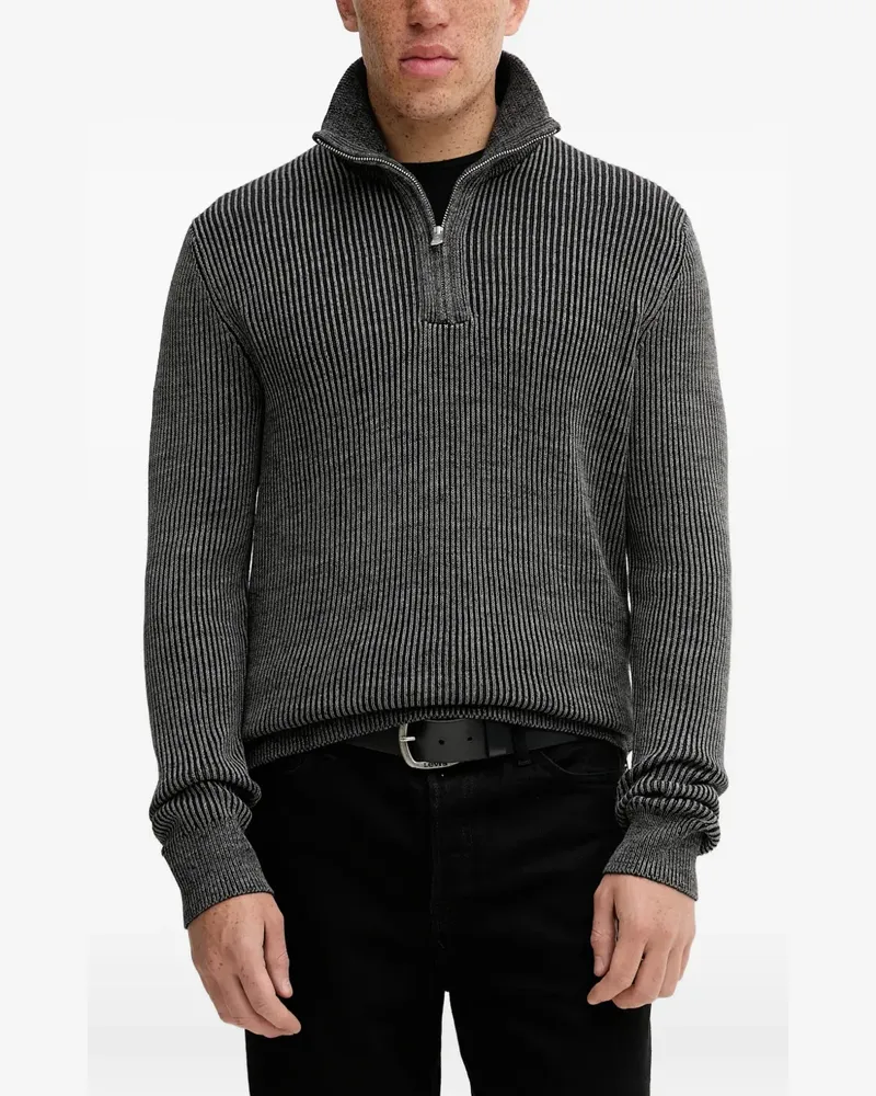 Marc O'Polo half-zip sweater - Grau Grau