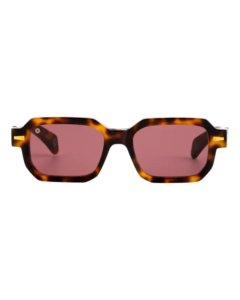 Kyme Eryx2 Sonnenbrille mit geometrischem Gestell - Braun Braun